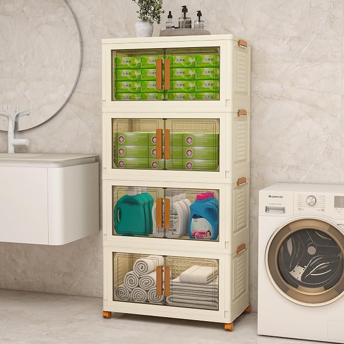 Plastic Stackable Storage Bins - Image 6