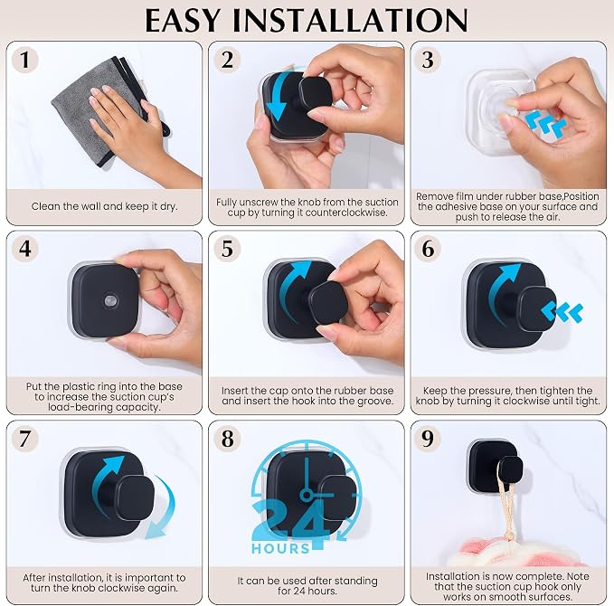Suction Cup Hooks for Shower - Image 6