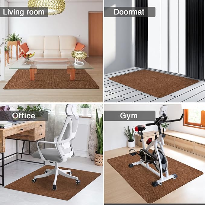 Placoot Desk Chair Mat for Hardwood Floor Corduroy Surface 1/6" Thick 55"x35" - Image 7