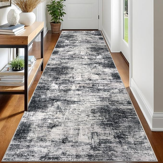 IOHOUZE Abstract Runner Rug 3x12 Ft Washable Runners by iOhouze