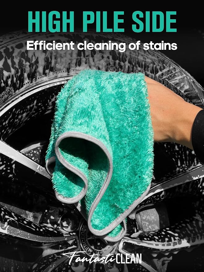 Fantasticlean Microfiber Car Detailing Towels, Car Drying Towel - Image 7