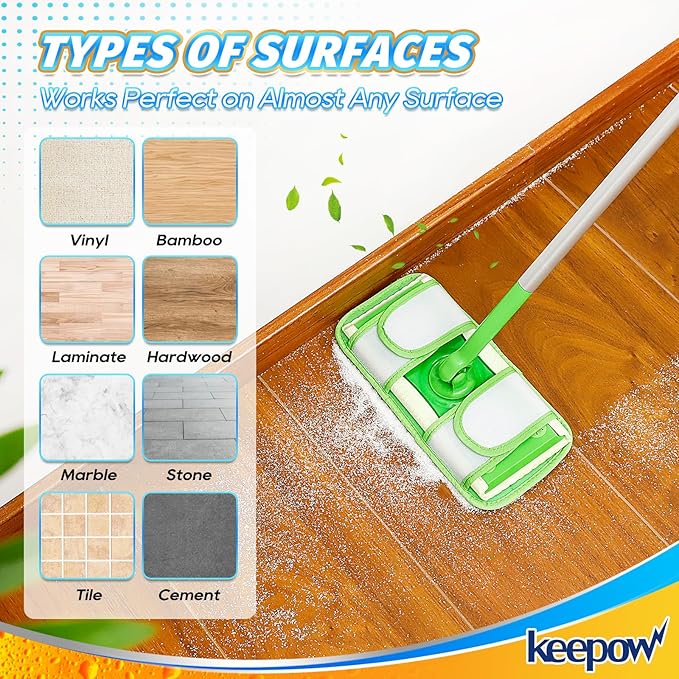 KEEPOW Reusable Mop Pads Compatible - Image 5
