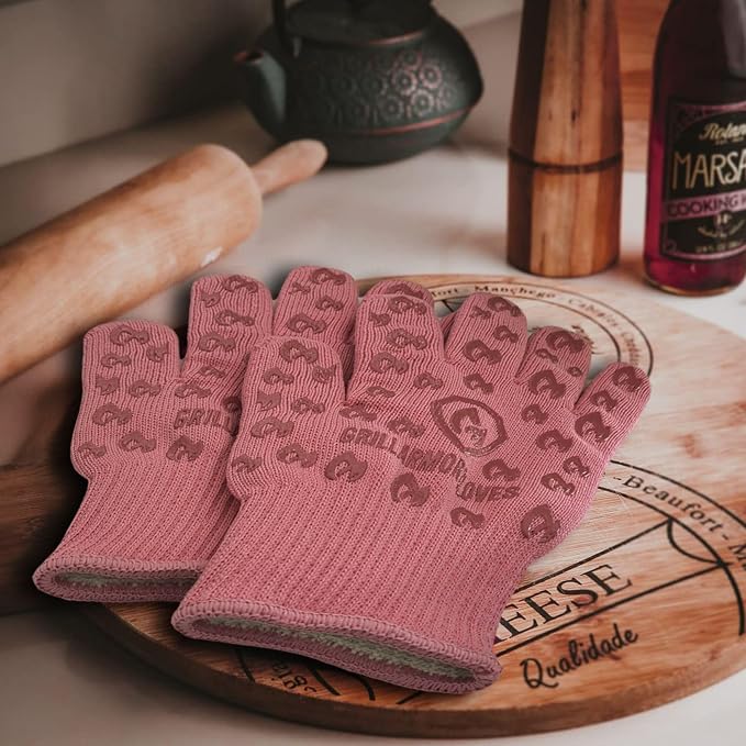 Grill Armor Oven Gloves 932°F Extreme Heat & Cut Resistant Oven Mitts - Image 4