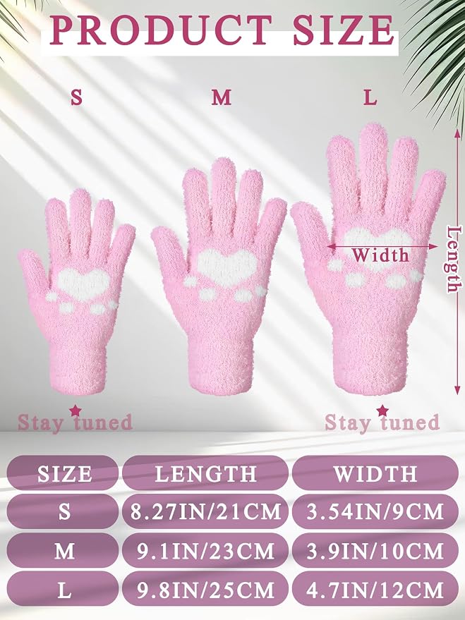 Patelai 3 Pairs Microfiber Plant Dusting Gloves Leaf Cleaning Gloves - Image 3