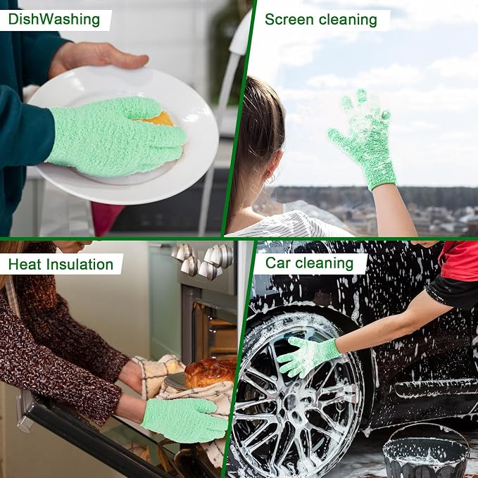 Plant Dusting Gloves, Microfiber Dusters - Image 6