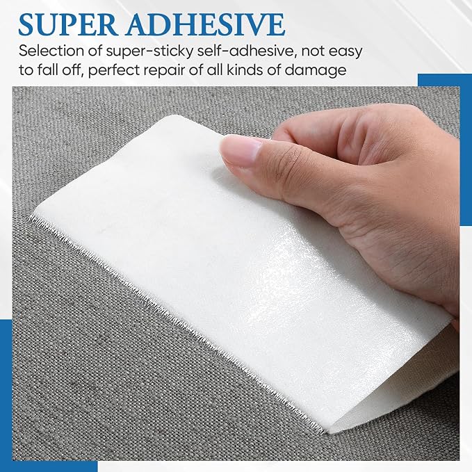 Canvas Patch 5.5 x 8 Inches 6Pcs Self-Adhesive Waterproof Canvas Patch Kit - Image 4