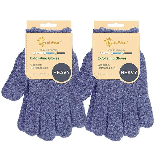 Evridwear Exfoliating Dual Texture Bath Gloves by Evridwear