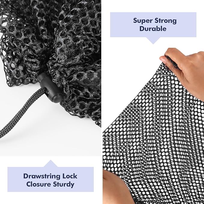 4Pcs Mesh Laundry Bags Washing Machine Mesh Wash Bags Jumbo - Image 5