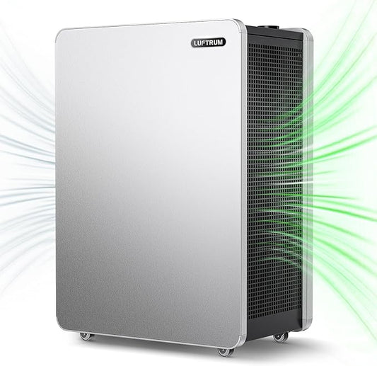 Air Purifier for Large Room: True HEPA Air Filter for Allergies Pets Asthma by luftrum