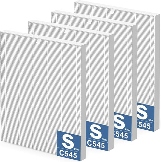 4 Pack C545 HEPA Replacement Filter S Compatible by Cabiclean