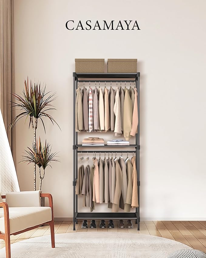 Clothes Rack, Portable Closet, 27.6 Inch Wardrobe Closet, Clothes Storage - Image 2