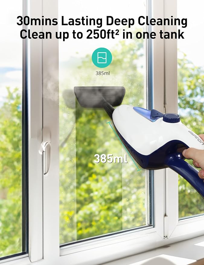 12-in-1 Steam Mop, Fast 15-Sec Heat-Up, 1500W Detachable Handheld Steam Cleaner - Image 5