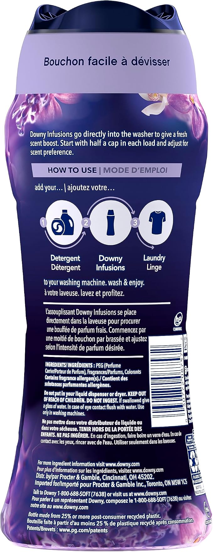 Downy Infusions In-Wash Laundry Scent Booster Beads, Soothing Lavender and - Image 2