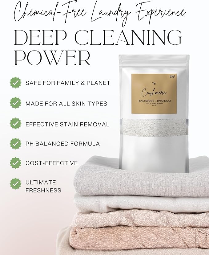 Home "CASHMERE" Laundry Detergent Powder & Laundry Booster – Ultra-Concentrated - Image 2