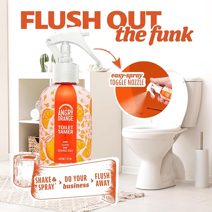 ANGRY ORANGE Toilet Tamer Bathroom Spray - Image 4