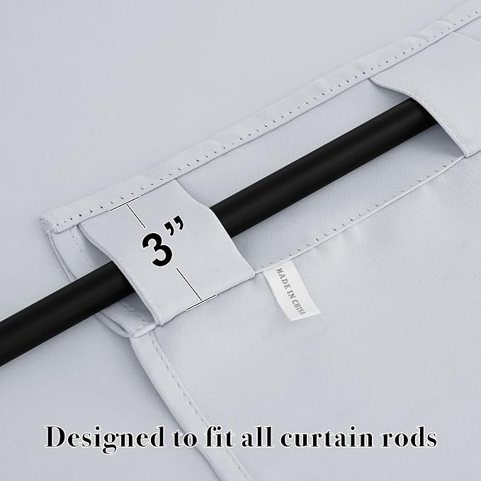 RYB HOME White Curtains for Bedroom - Image 6