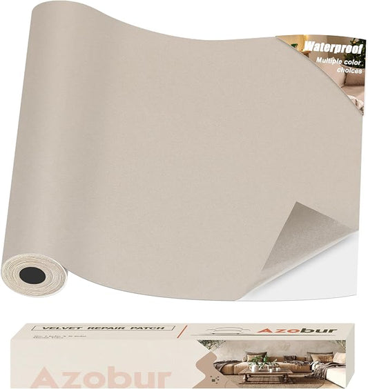 Azobur Couch Patches, Extra-Large Durable Fabric Tape, Waterproof, Self-Adhesive by Azobur