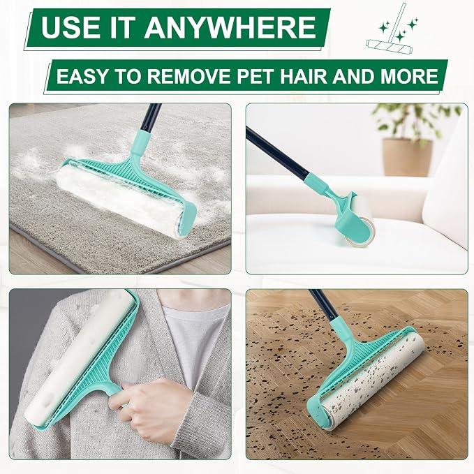 KeFanta Large Lint Rollers for Pet Hair Extra Sticky, 11.8" Wide Giant Lint - Image 3
