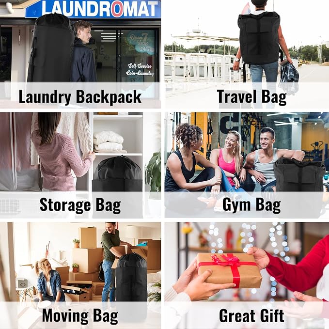 Laundry Bag Backpack, Extra Large - Image 7