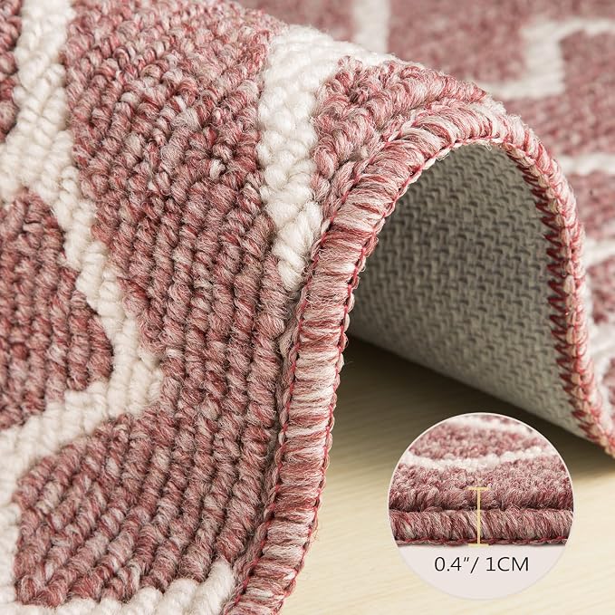 hicorfe Indoor Doormat, Front Back Door Mat Rubber Backing Non Slip Door Mats - Image 3