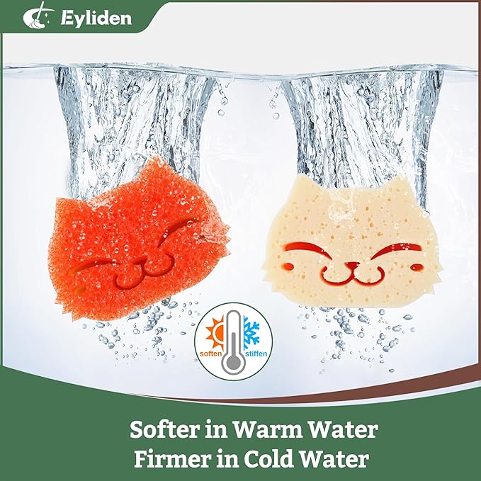 Eyliden 6 Pack Scrub Sponge - Image 2