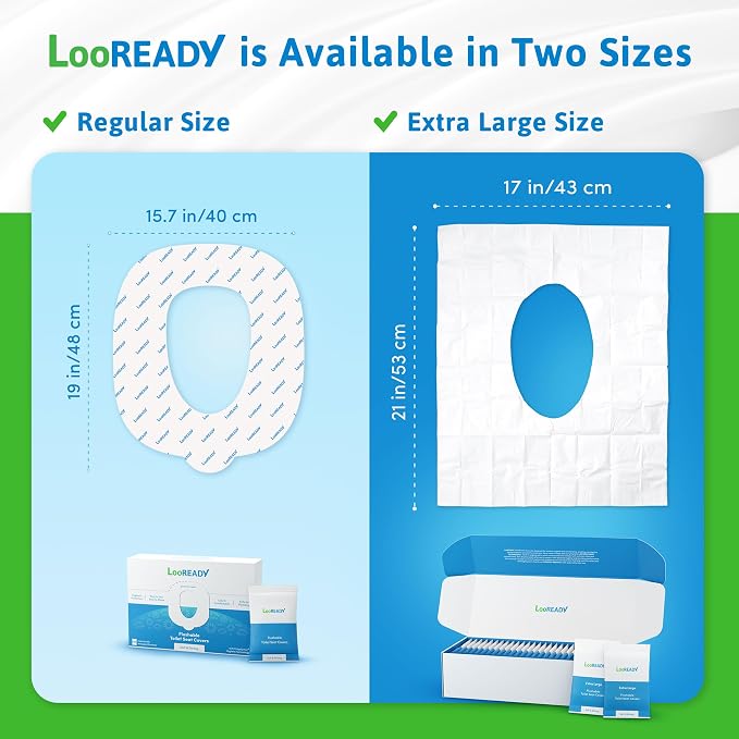 Individually Wrapped Toilet Seat Covers Disposable Flushable - Image 7