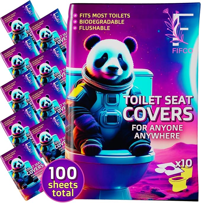 100 Pcs Disposable Toilet Seat Cover - Image 7