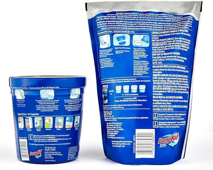 Damp Rid Refillable Moisture Absorber, Includes Single Damp Rid Pure Linen - Image 2