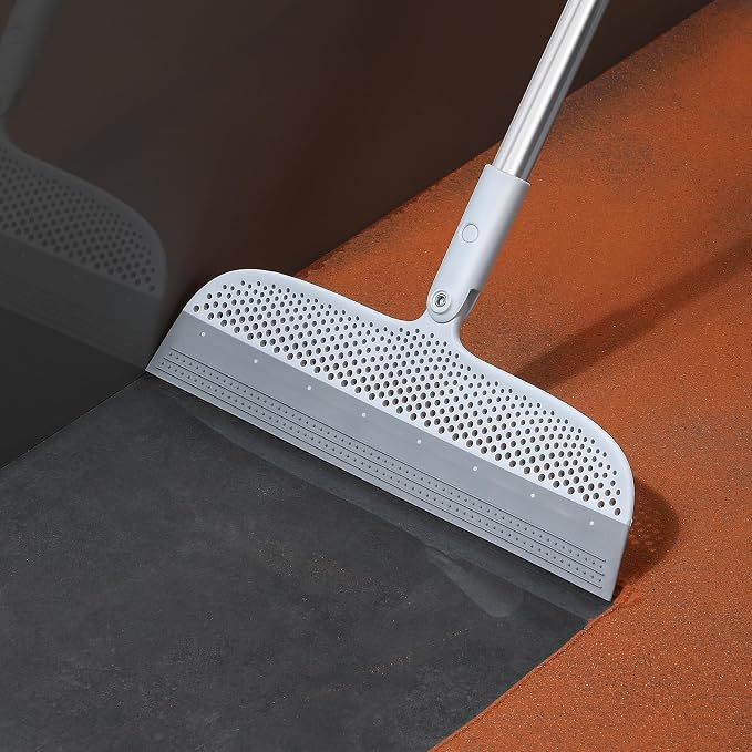 Magic Broom Floor Squeegee Pet Hair Remover, Silicone Squeegee Broom - Image 2