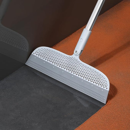 Magic Broom Floor Squeegee Pet Hair Remover, Silicone Squeegee Broom - Image 2