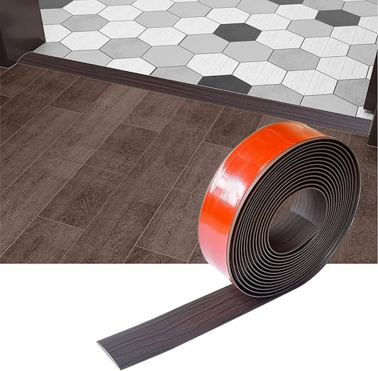 Floor/Door Flat Transition Strip & Self Adhesive Floor Vinyl Floor Edge Trim by HJHUAJ