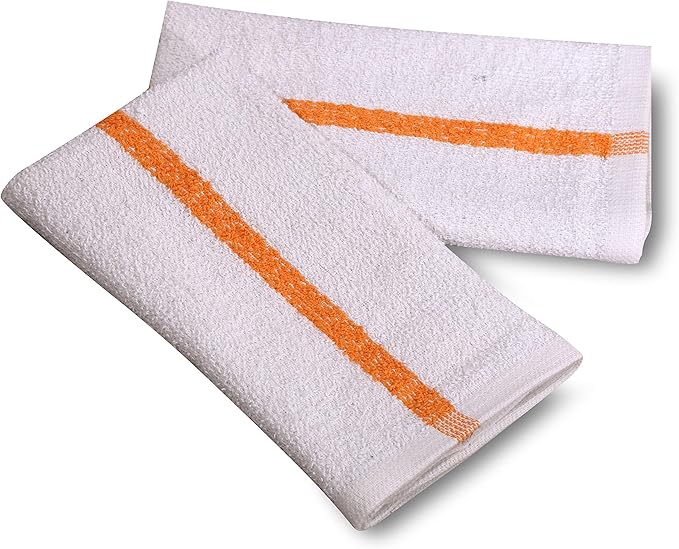 60 PC New Cotton Blend White Restaurant Bar Mops Kitchen Towels - Image 2