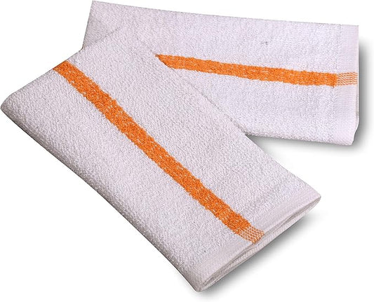New Cotton Blend White Restaurant Bar Mops Kitchen Towels - Image 2
