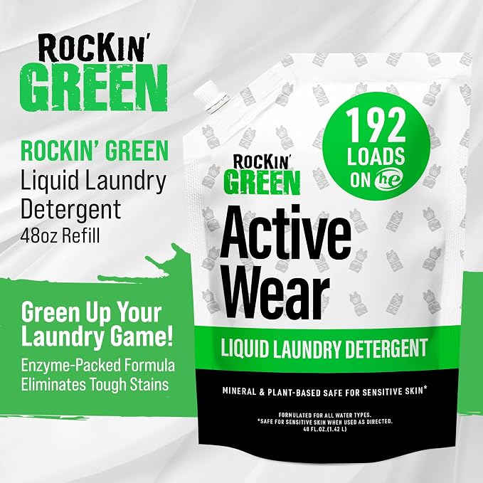 Rockin' Green Laundry Detergent, Plant based, All Natural Laundry Detergent - Image 2