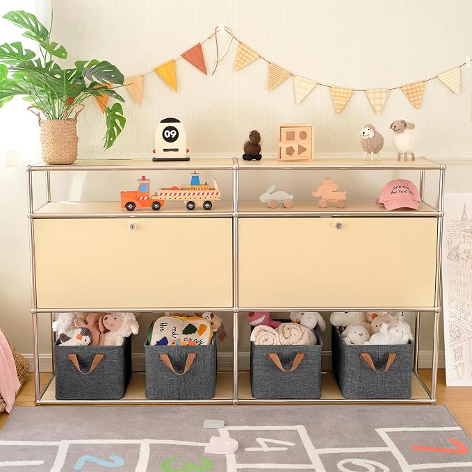 GRANNY SAYS Closet Storage Baskets, Collapsible Fabric Storage Bins - Image 3