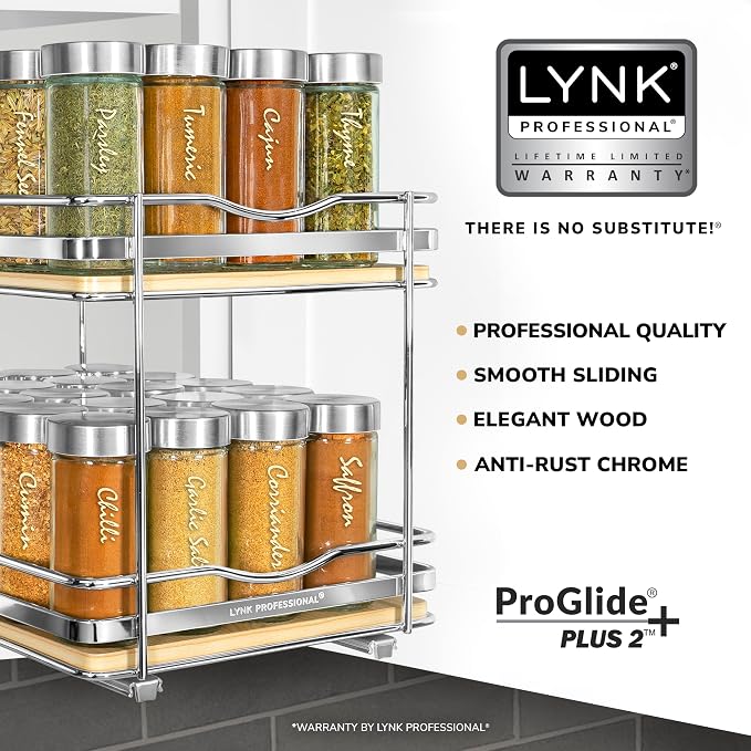 LYNK PROFESSIONAL® Élite™ Pull Out Spice Rack Organizer - Image 2