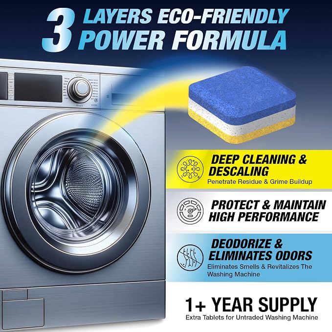 Washing Machine Cleaner Tablets 56 Pack - Image 4