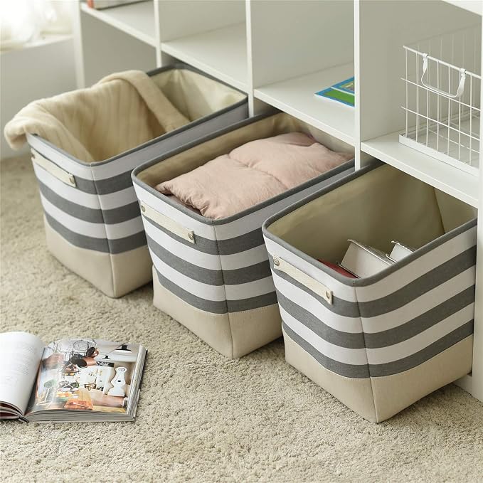 TheWarmHome Extra Large Cube Storage Bins Baskets - Image 5