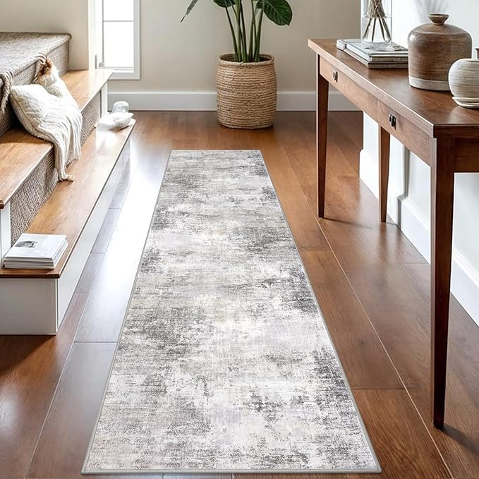 IOHOUZE Abstract Runner Rug 2x8 Ft Washable Runners by iOhouze