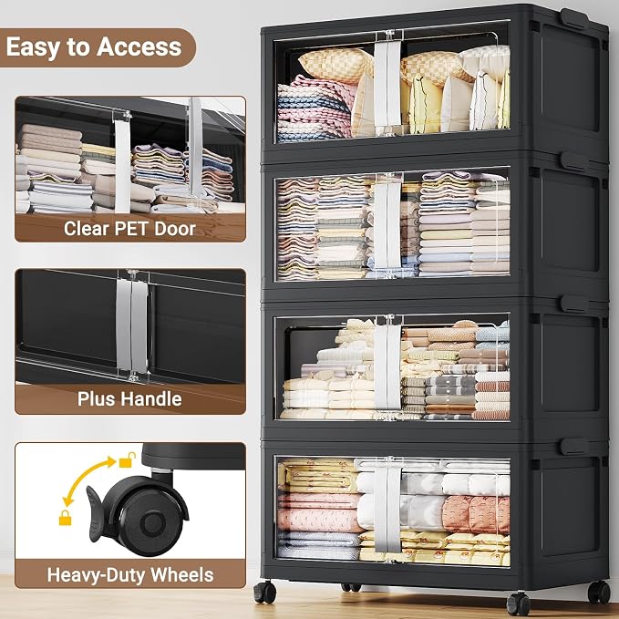 BROVIEW 480QT Stackable Storage Bins - Image 4
