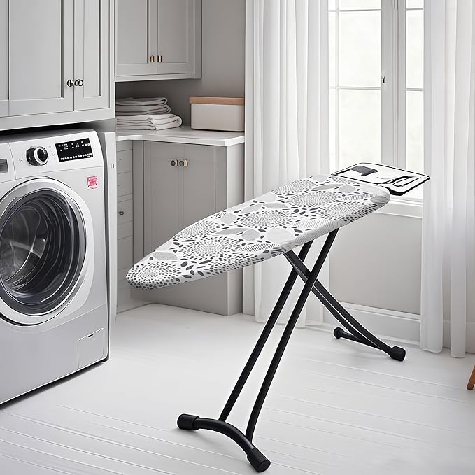 Ironing Board Cover with Two 5MM Thick Feltpads, Fits Standard Ironing Boards - Image 2