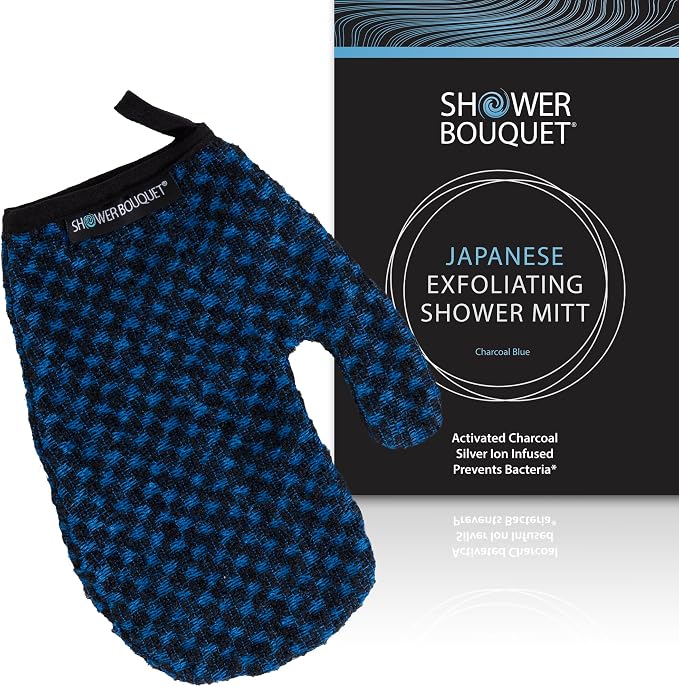 Japanese Exfoliating Mitt for Shower by ShowerBouquet%C2%AE