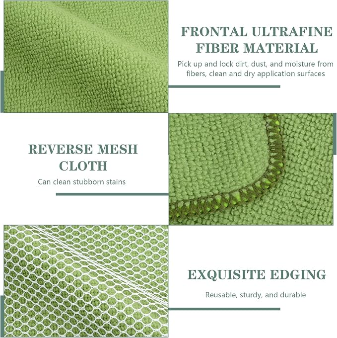 SINLAND Microfiber Dish Cloth for Washing Dishes Dish Rags Best Kitchen - Image 4