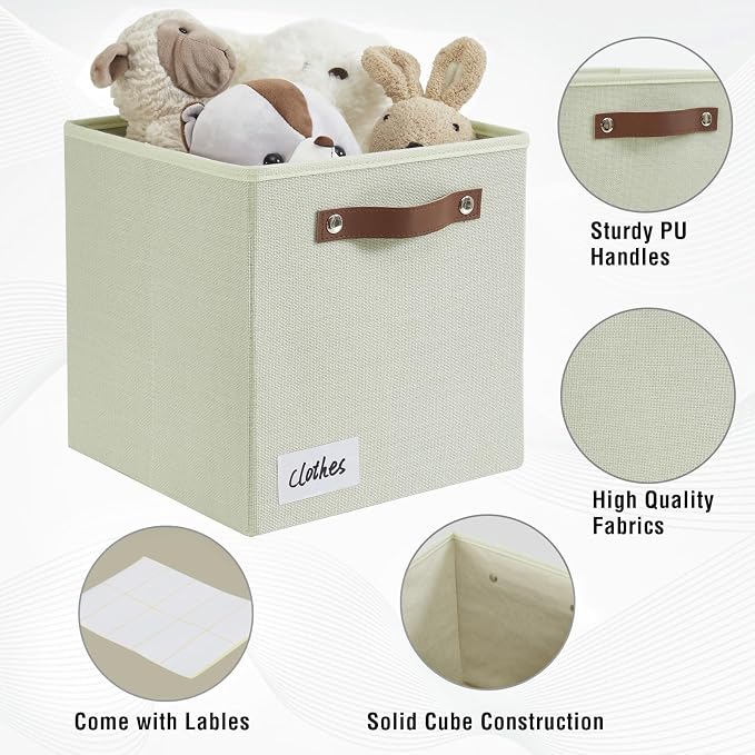 Collapsible Fabric Storage Cube Bins - Image 3
