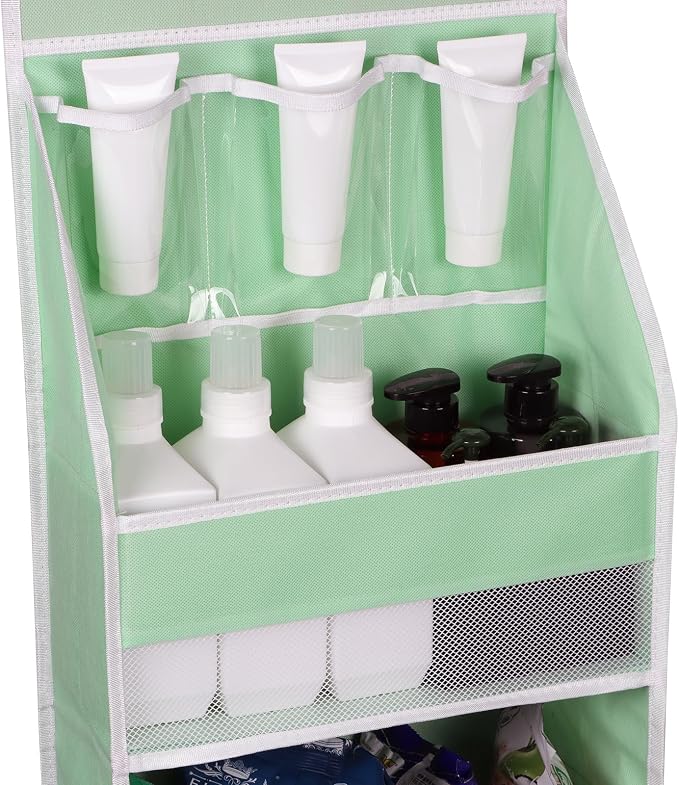 Univivi 5-Shelf Fabric Door Storage Over Door Hanging Organizer - Image 2