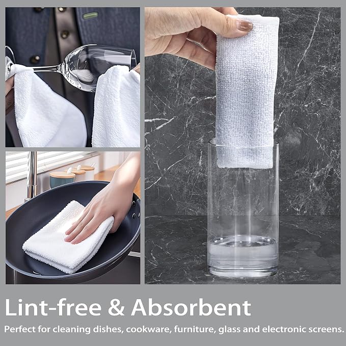 Greenfound Microfiber Cleaning Cloth Roll -80 Pack, Tear Away Towels, Reusable - Image 4