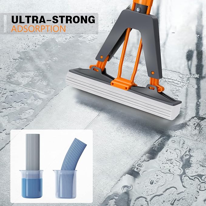Sponge Mop, Masthome PVA Squeeze Mop - Image 3