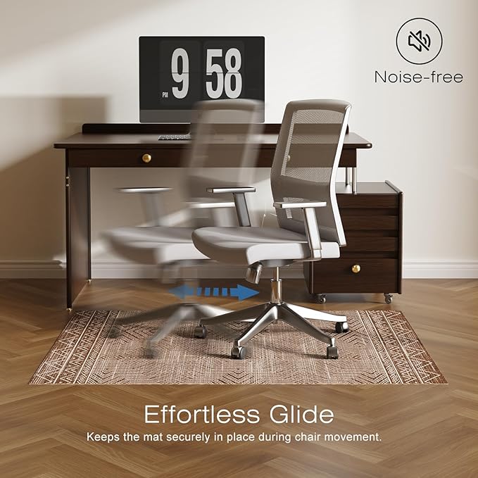 Office Chair Mat for Hardwood & Tile Floor, Anti-Slip Under Desk Rug Floor - Image 6