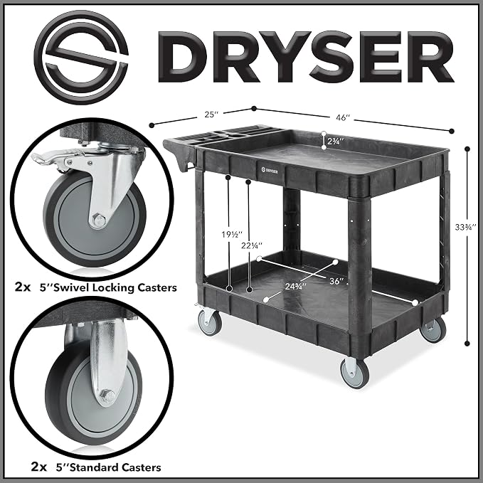 Dryser Utility Cart with Wheels - Image 5