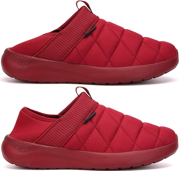 KUBUA Slippers for Men and Womens Indoor House Shoes Plush Slip on Outdoor - Image 2